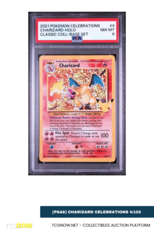 [PSA8] Charizard Celebrations 4/102