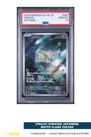 [PSA10] Virizion Japanese White Flare 095/086