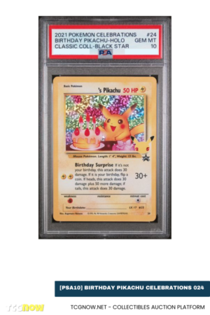 [PSA10] Birthday Pikachu Celebrations 024