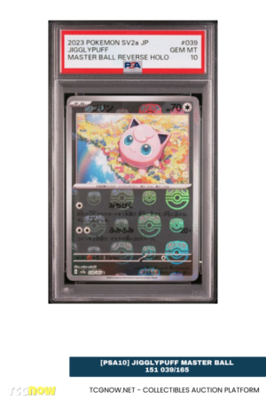 [PSA10] Jigglypuff Master Ball 151 039/165
