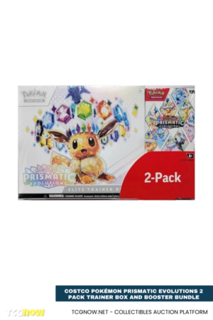 Costco Pokémon Prismatic Evolutions 2 Pack Trainer Box and Booster Bundle