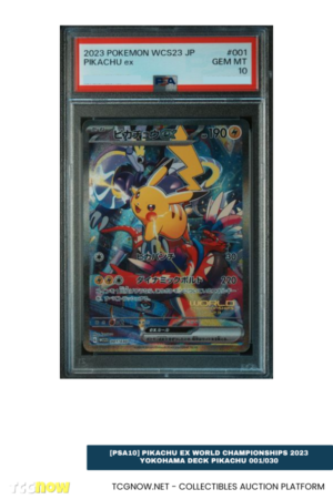 [PSA10] Pikachu ex World Championships 2023 Yokohama Deck Pikachu 001/030