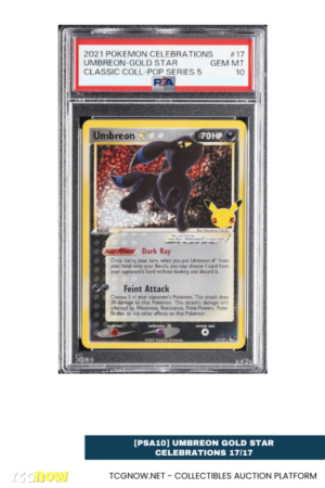 [PSA10] Umbreon Gold Star Celebrations 17/17