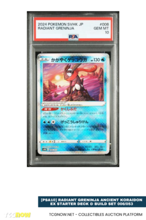 [PSA10] Radiant Greninja Ancient Koraidon ex Starter Deck & Build Set
