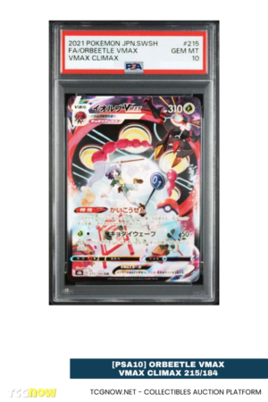 [PSA10] Orbeetle VMAX VMAX Climax 215/184