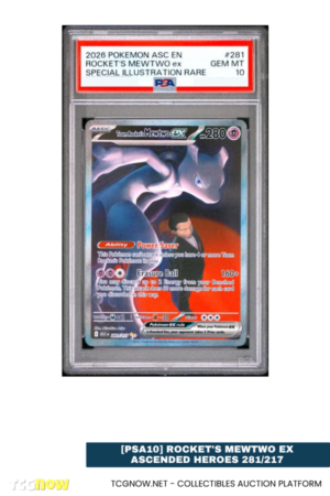 [PSA10] Rocket's Mewtwo ex Ascended Heroes 281/217