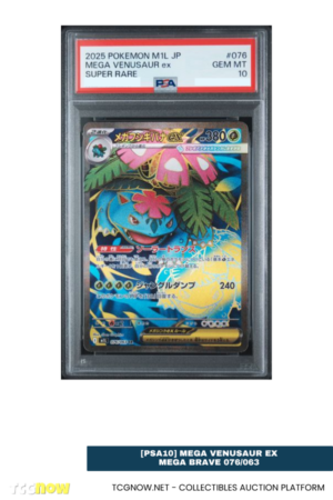 [PSA10] Mega Venusaur ex Mega Brave 076/063