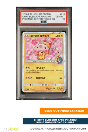 [PSA10] Cherry Blossom Afro Pikachu – Sun & Moon Promo 211/SM-P