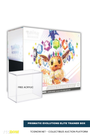 Prismatic Evolutions Elite Trainer Box with Acrylic Case