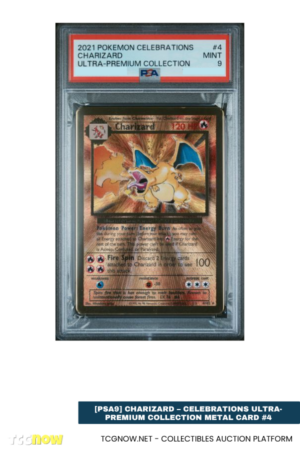 [PSA9] Charizard – Celebrations Ultra-Premium Collection Metal Card #4