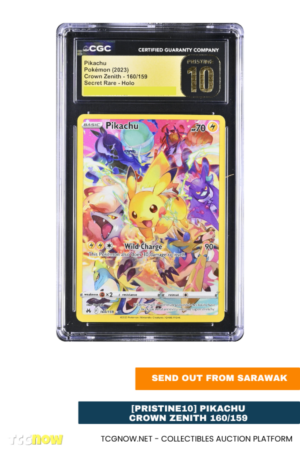 [Pristine10] Pikachu – Crown Zenith 160/159