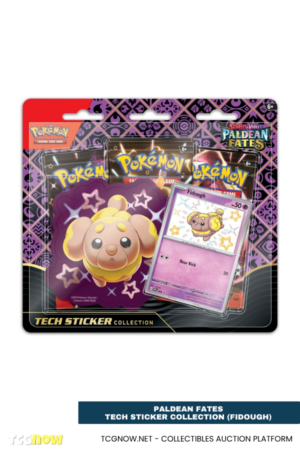 Paldean Fates Tech Sticker Collection 3 Pack Blister (Fidough)