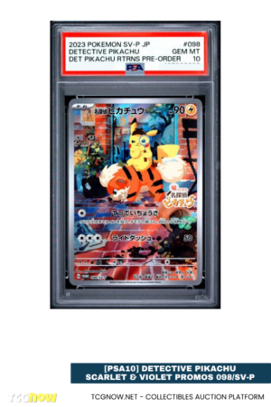 [PSA10] Detective Pikachu Scarlet & Violet Promos 098/SV-P