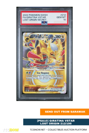 [PSA10] Giratina VSTAR – Lost Origin 212/196