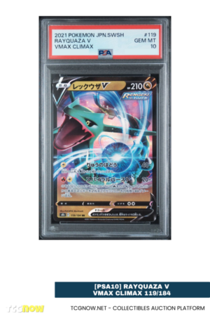 [PSA10] Rayquaza V – VMAX Climax 119/184
