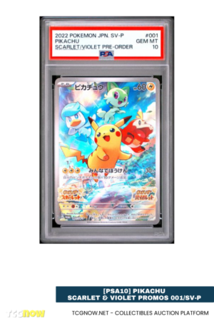 [PSA10] Pikachu Scarlet & Violet Promos 001/SV-P