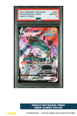 [PSA10] Rayquaza VMAX – VMAX Climax 252/184