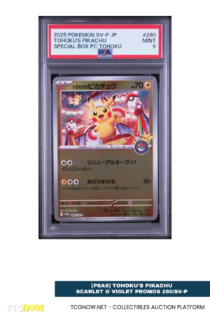 [PSA9] Tohoku's Pikachu Scarlet & Violet Promos 260/SV-P