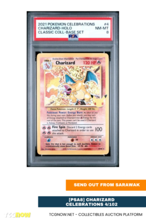 [PSA8] Charizard – Celebrations 4/102