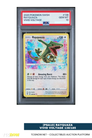 [PSA10] Rayquaza – Vivid Voltage 138/185